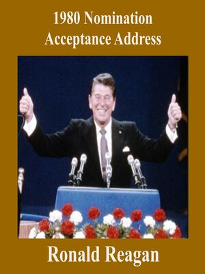 cover image of 1980 Nomination Acceptance Address